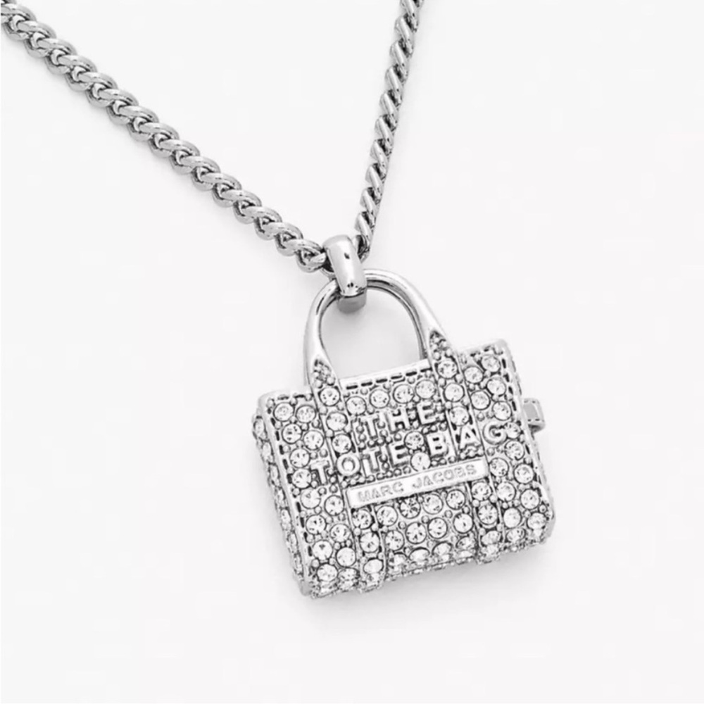 Marc Jacobs Pave Tote Bag Necklace